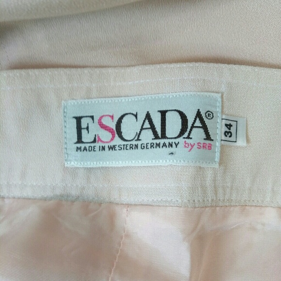 Escada Blush Pink Skirt - Size 34 - Picture 3 of 4
